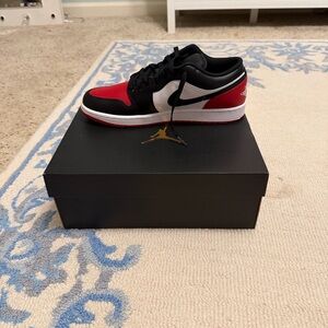 Nike Air Jordan Black Red White Shoes